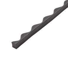 Corrugated 13/3 Profiled Foam Fillers Supaseal (25mm) Black With 6mm Base