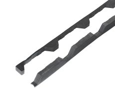 Pairs of Profiled Foam Fillers to Fit 32/1000 Supaseal (25mm) Black With 6mm Base