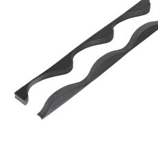 Pairs of Fillers to Fit 41/1000 Cladco Tileform Profile Supaseal (25mm) Black With 6mm Base