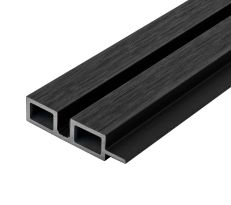 2.5m Slatted Wall Cladding Double End Profile Trim