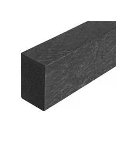 Recycled Plastic Joist, 50mm x 100mm x 3.6m length, Black