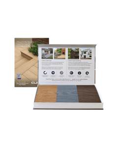 Nordeck Woodgrain Effect Decking Sample