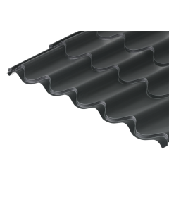 41/1000 Tile Form 0.7 Thick GreenCoat® Pural Coated Roof Sheet