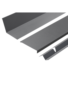 110° Lean-To Flashing and Z Bar Kit for Standing Seam - 3m
