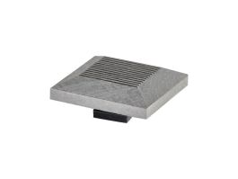 Signature Composite Fence Post Caps - Light Grey