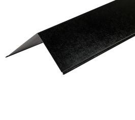 90º Corner Barge Flashings in PVC Plastisol finish - 3m 200mm x 200mm - Black