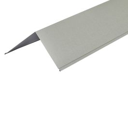 90º Corner Barge Flashings in PVC Plastisol finish - 3m 200mm x 200mm - Goosewing Grey