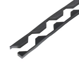 Pairs of Profiled Foam Fillers to Fit 34/1000 Supaseal (25mm) Black With 6mm Base