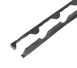 Pairs of Profiled Foam Fillers to Fit 32/1000 Supaseal (25mm) Black With 6mm Base