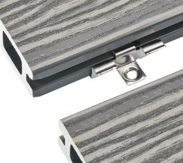 Composite Decking Hidden Stainless Steel Clips + M4x30 SS wood screws (100 Pack)