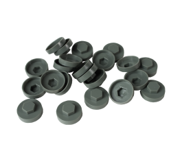 HC19 19mm colour cap (Pack of 100) - Merlin Grey