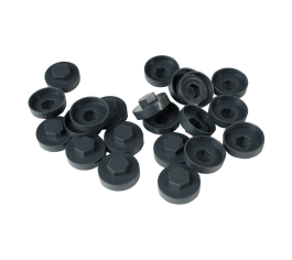 HC19 19mm colour cap (Pack of 100) - Slate Grey