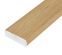 3.6m Nordeck Woodgrain Effect Bullnose Board - Cedar Wood