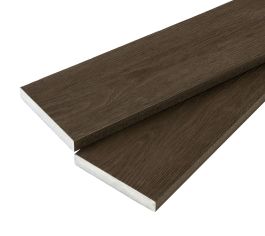 3.6m Nordeck Woodgrain Effect Decking Board - Ebony