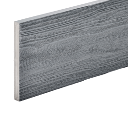3.6m Nordeck Woodgrain Effect Fascia Board - Ash Grey