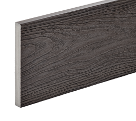 3.6m Nordeck Woodgrain Effect Fascia Board - Ebony