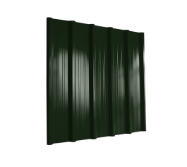 32/1000 Box Profile 0.5 Thick Polyester Paint Coated Roof Sheet - Juniper Green