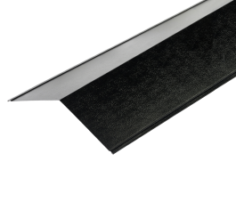 130º Ridge Flashings in PVC Plastisol Finish in 3m 200mm x 200mm - Black