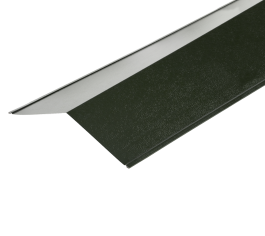 130º Ridge Flashings in PVC Plastisol Finish in 3m 200mm x 200mm - Juniper Green