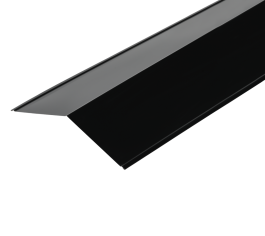Ridge Flashings in Polyester Paint Finish - 3m 150 x 150mm - Black