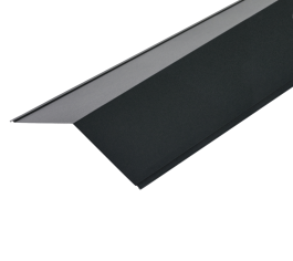 Ridge Flashing in GreenCoat® Pural - 150 X 150mm - Nordic Night Black