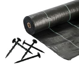 Weed Mat & Pins Bundle
