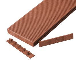 Signature Hollow Composite Decking End Caps - Redwood