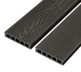 4m Signature Composite Decking Board - Charcoal