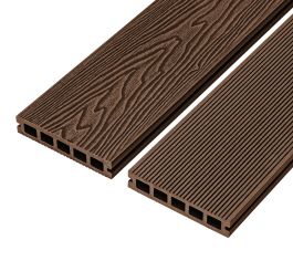2.4m Signature Composite Decking Board - Coffee