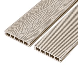4m Signature Composite Decking Board - Ivory