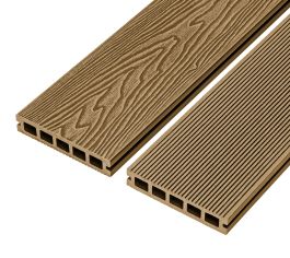 4m Signature Composite Decking Board - Teak