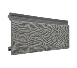 3.6m Signature Woodgrain Composite Wall Cladding - Stone Grey