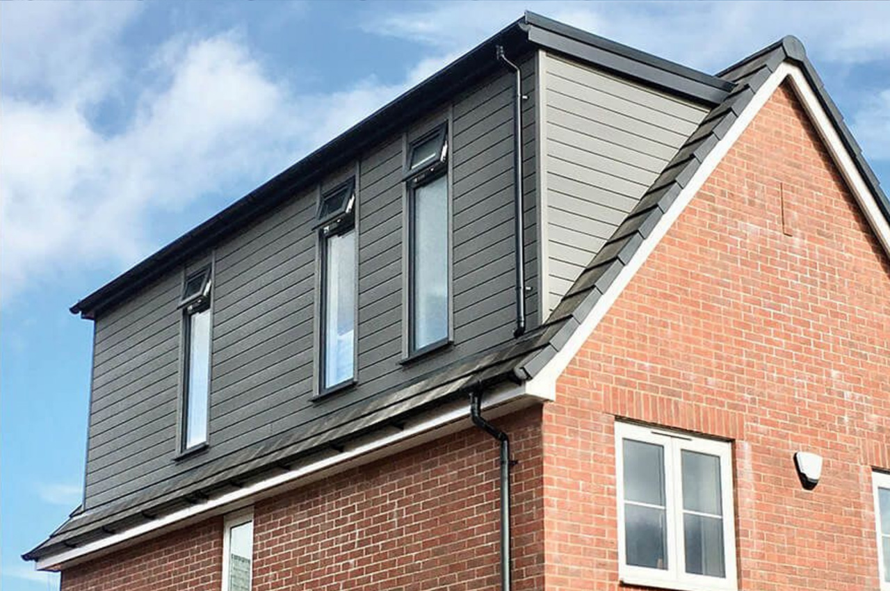 Double Dormer Loft Conversion Project | Cladco Composite Wall Cladding | WD Building and Loft Conversions