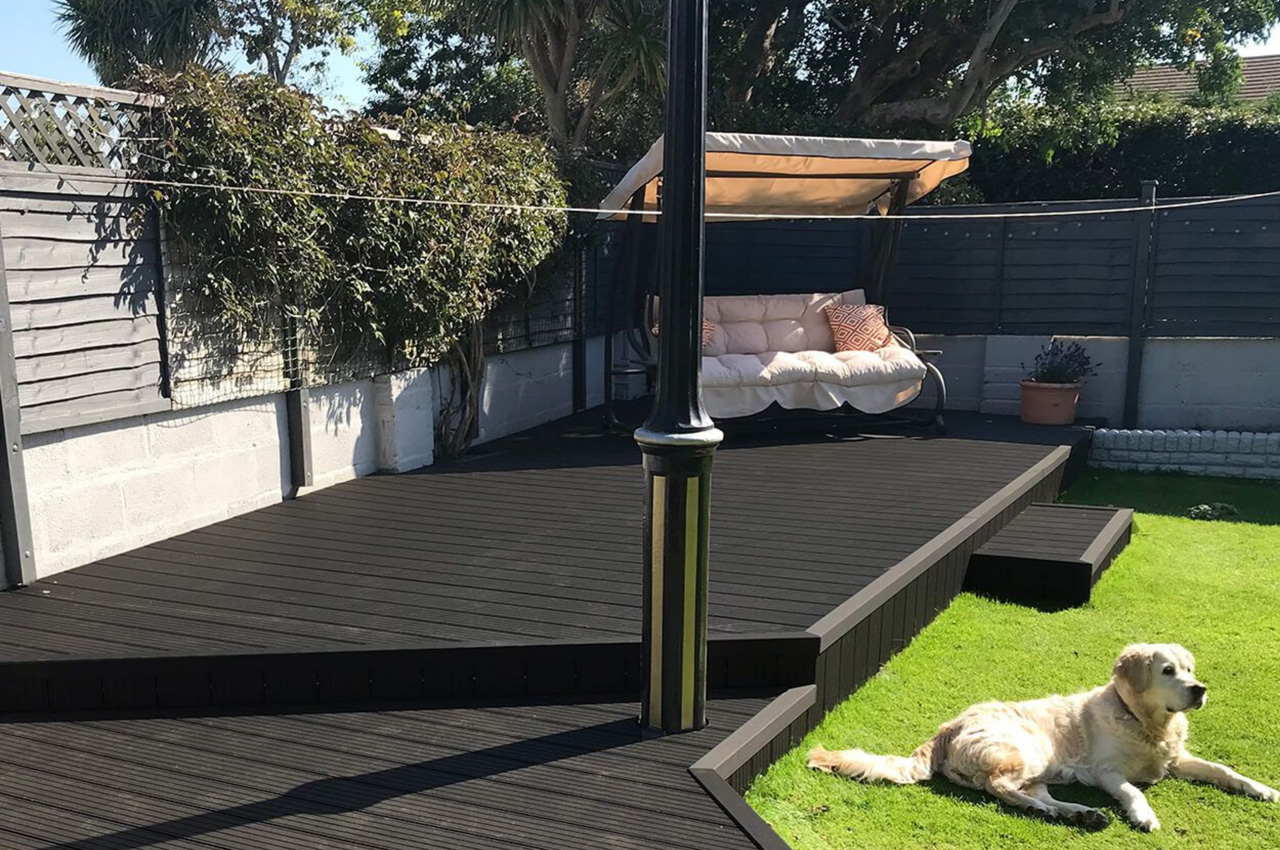 Cladco Composite Decking Boards in Charcoal