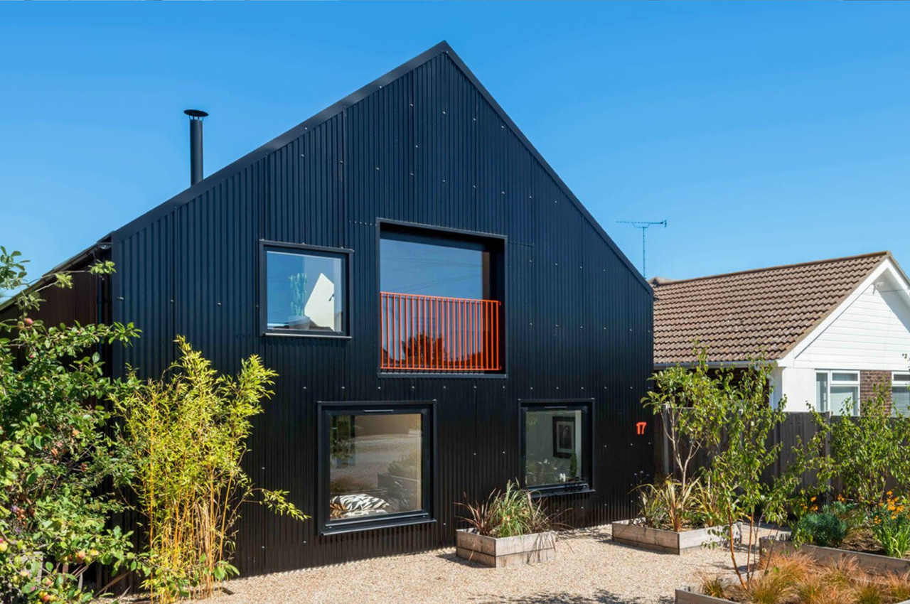 A bold, low-maintenance exterior created using Cladco Corrugated Roofing Sheets