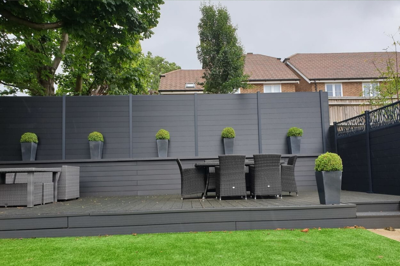Design a modern, low-maintenance garden with Cladco Composite Decking and Fencing