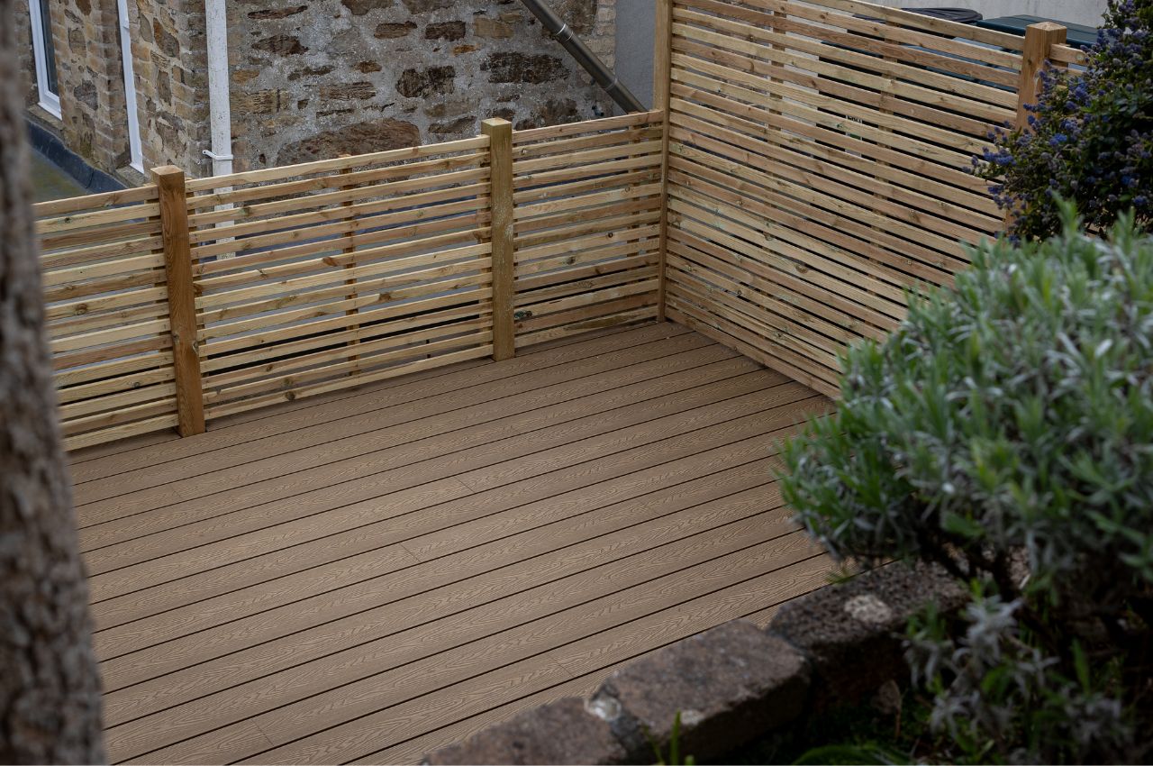 Earth Toned Teak | Composite Decking In Teak