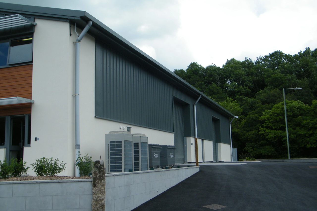 Cladco Side Cladding Sheets on Industrial unit.