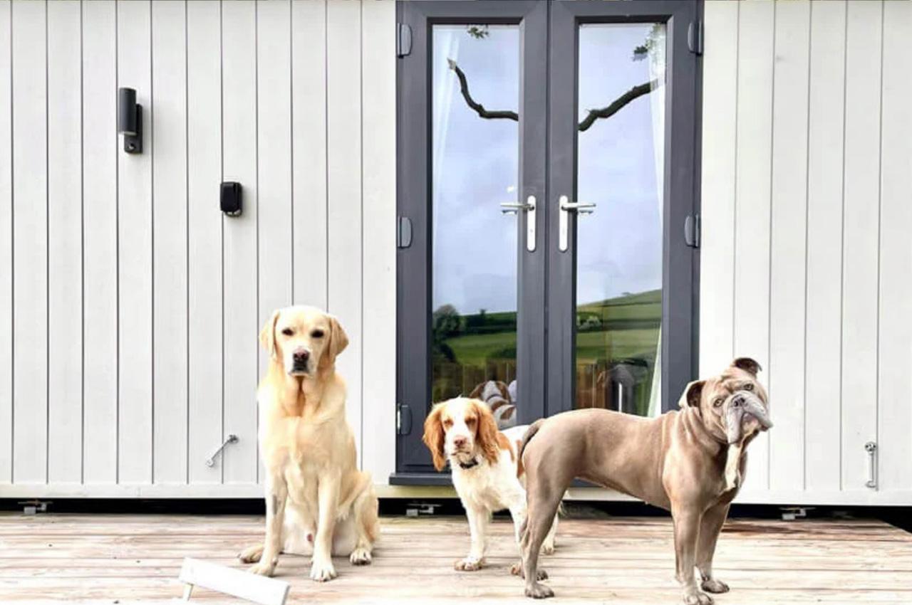 Off-grid, self-built shepherds hut | Cladco Composite Wall Cladding | @the_hut_life