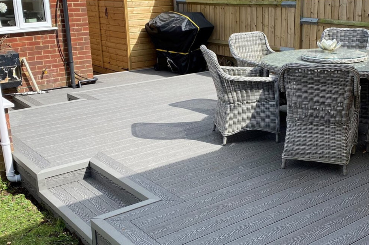 A Cladco picture-frame Decking Project | @bwk_bespokewoodworkkentltd