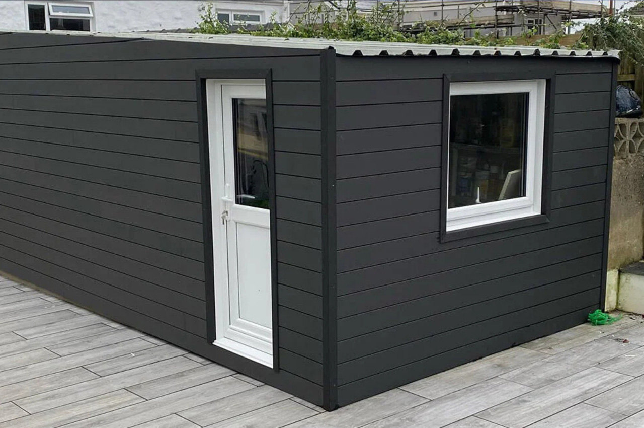 Garden outbuilding transformation
