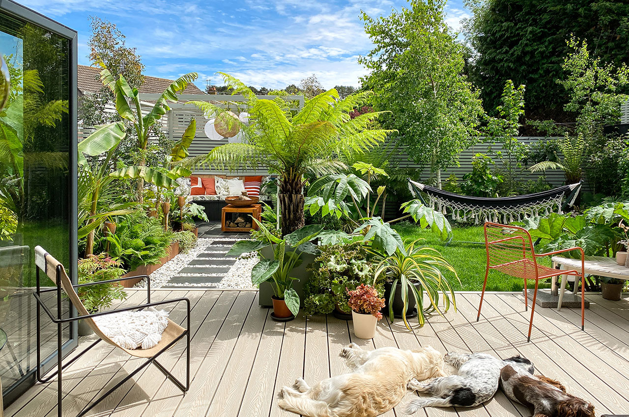 Small tropical garden | @thishousewemade