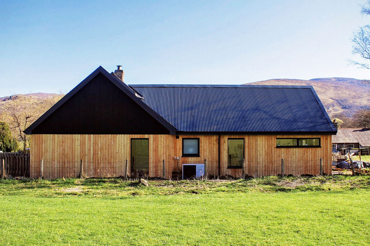 Corrugated Roof Sheets in Black | Cladco Roofing x Architects