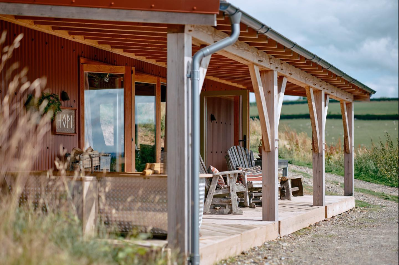 Cabin Inspiration | 13/3 Corrugated Roofing Sheets In Chestnut