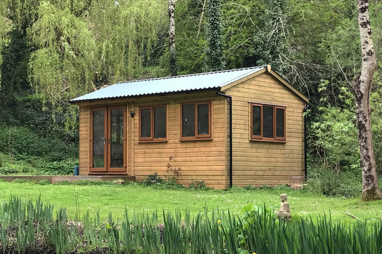 Garden Studio with Cladco Box Profile 34/1000 Metal Roofing Sheets