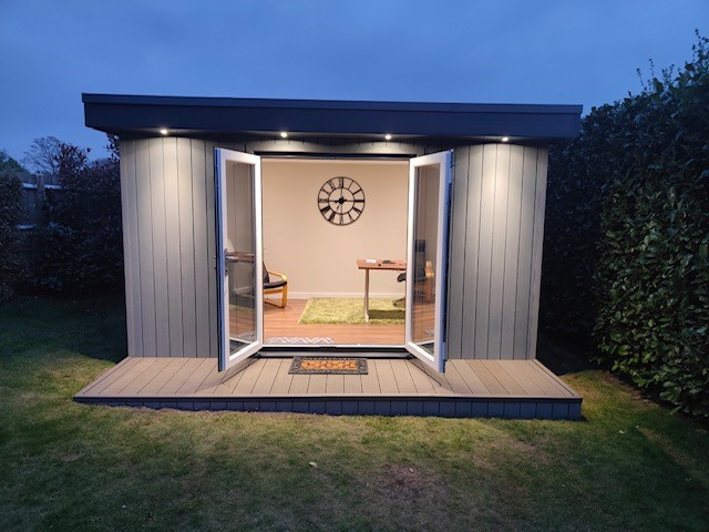Bespoke Garden Rooms with Cladco Composite Cladding – Wo-man Cave Ltd