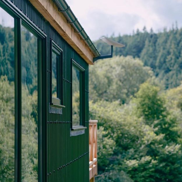 Eco-Friendly Cabins in Devon with Corrugated Roofing & Cladding