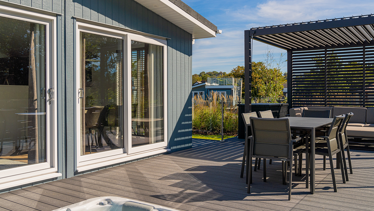 Cladco Signature Composite Decking Boards Insitu