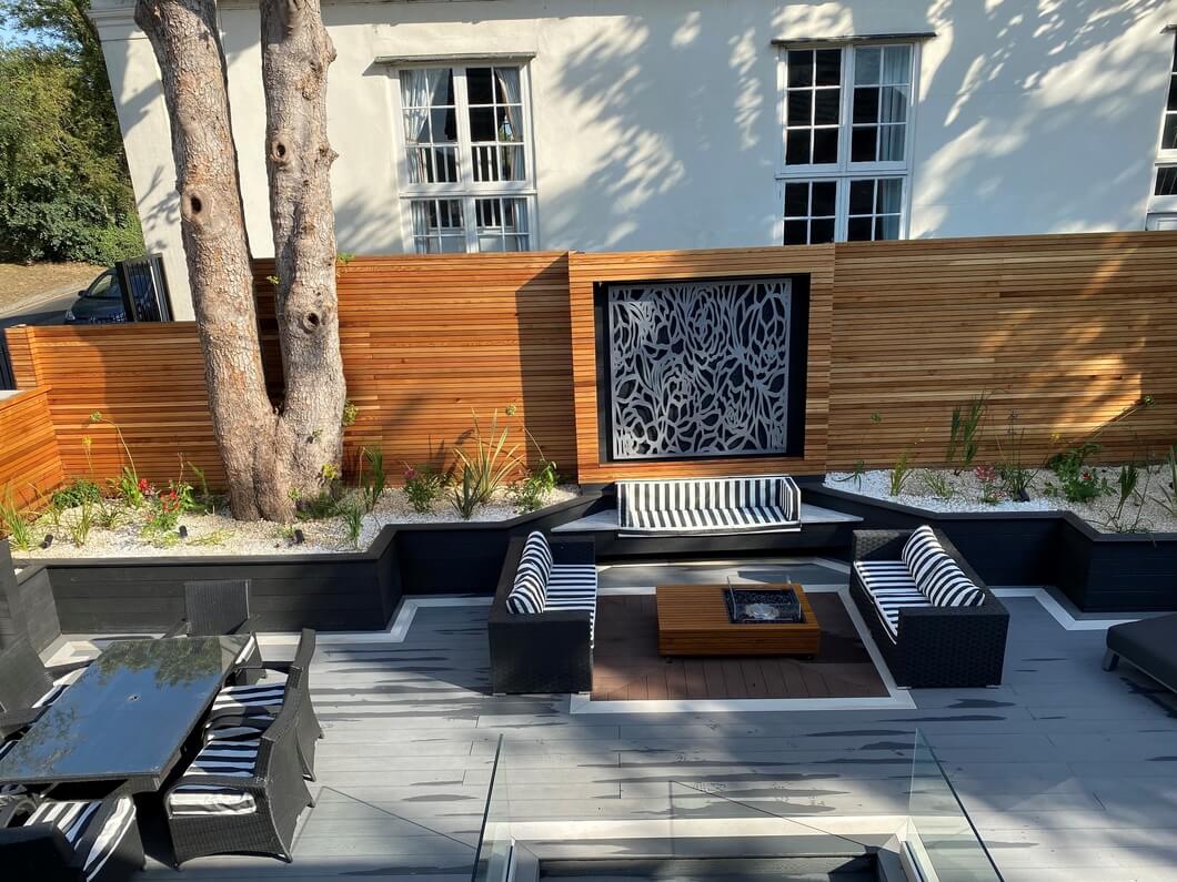 Contemporary Garden Transformation with Composite Decking – Lanes Landscaping Co