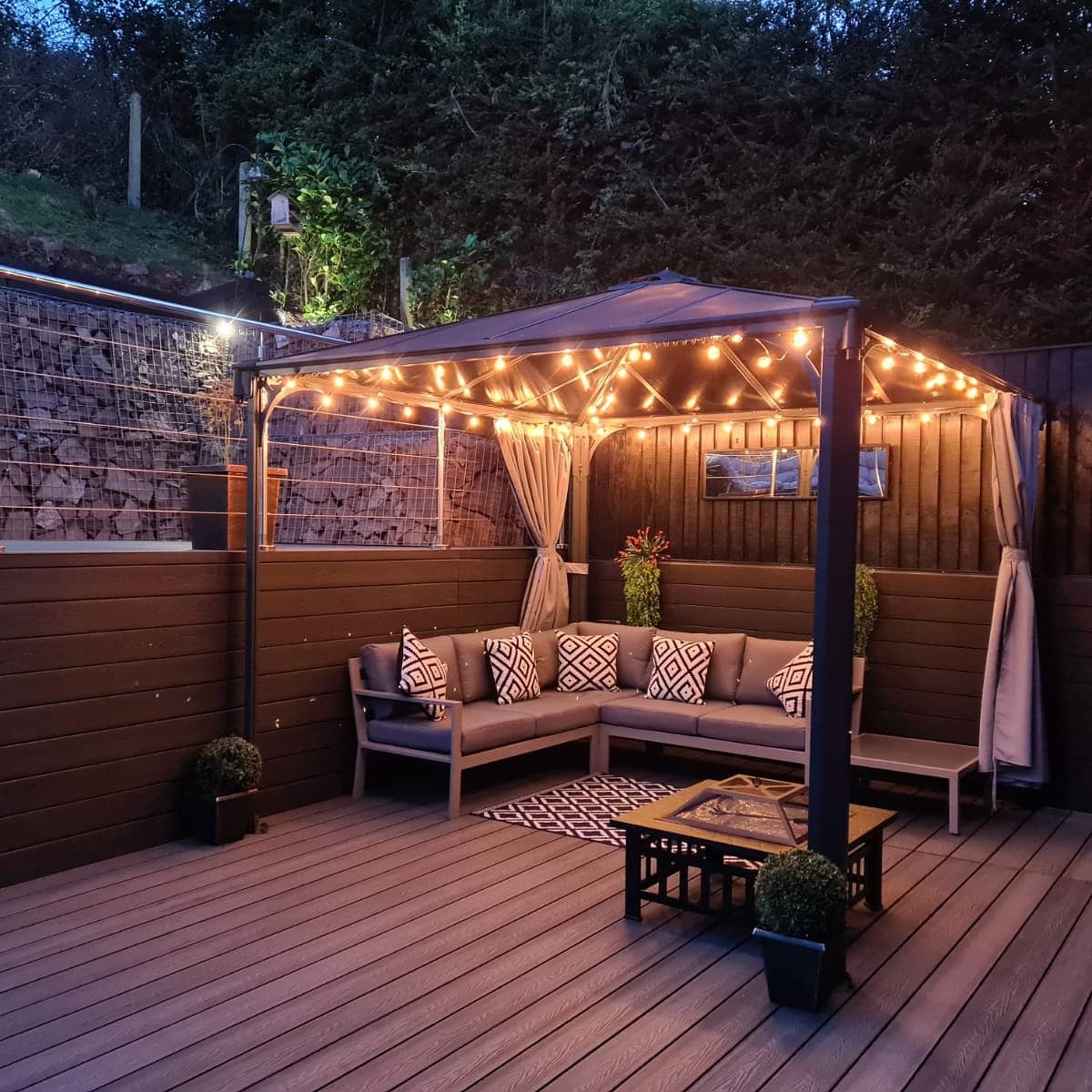 ​Multi-level Coastal Garden Transformation with Stone Grey Composite Decking